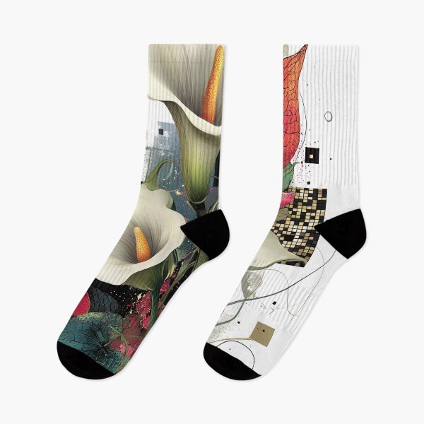 Item preview, “Calla Currents in a Grid of Whimsy” designed and sold by bloorose.
