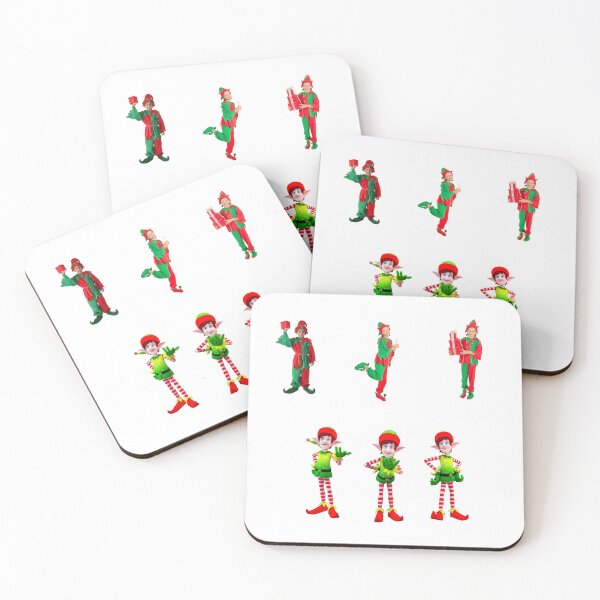 Item preview, Cute Christmas Elf Sticker Pack – Festive Holiday Characters designed and sold by Carftastic.