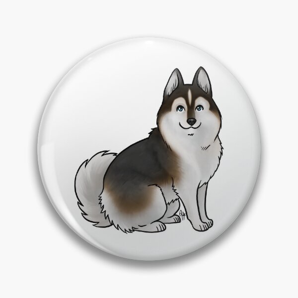 Item preview, Dog - Pomsky - Tricolor designed and sold by Jennifer Stolzer.