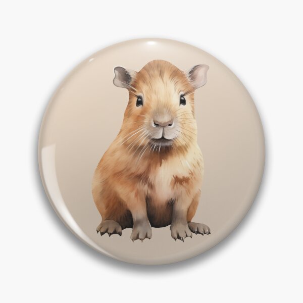 Item preview, Smiling Baby Capybara designed and sold by Violet Peonies.