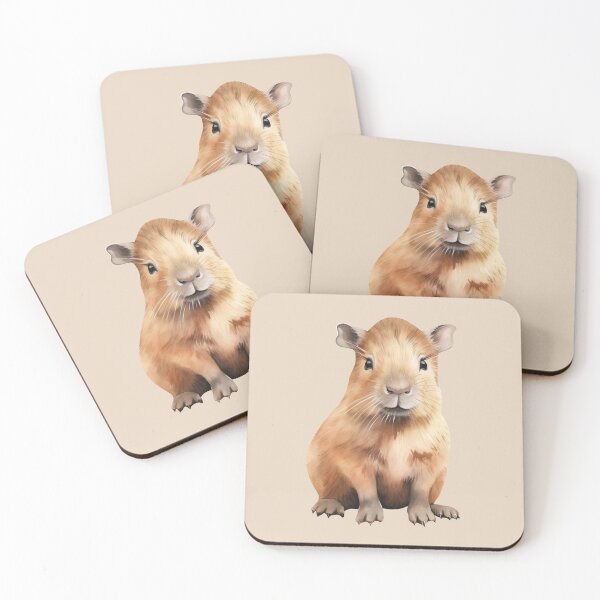 Item preview, Smiling Baby Capybara designed and sold by Violet Peonies.