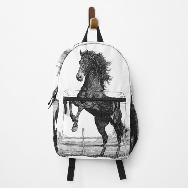 Item preview, An elegant Morgan horse depicted mid-jump Horses in Motion designed and sold by CDC40.
