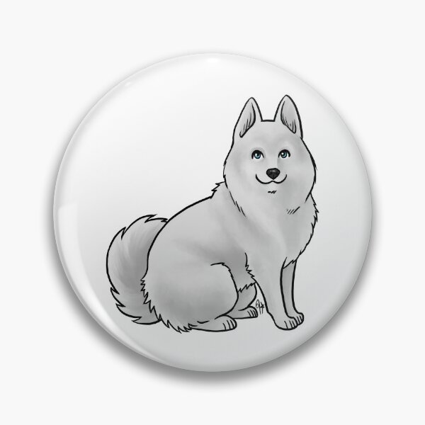 Item preview, Dog - Pomsky - White designed and sold by Jennifer Stolzer.