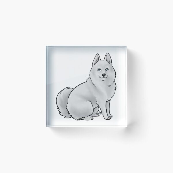Item preview, Dog - Pomsky - White designed and sold by Jennifer Stolzer.