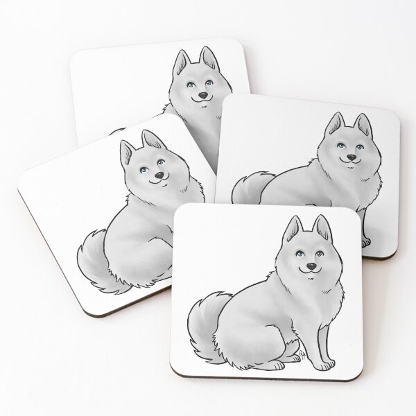 Item preview, Dog - Pomsky - White designed and sold by Jennifer Stolzer.