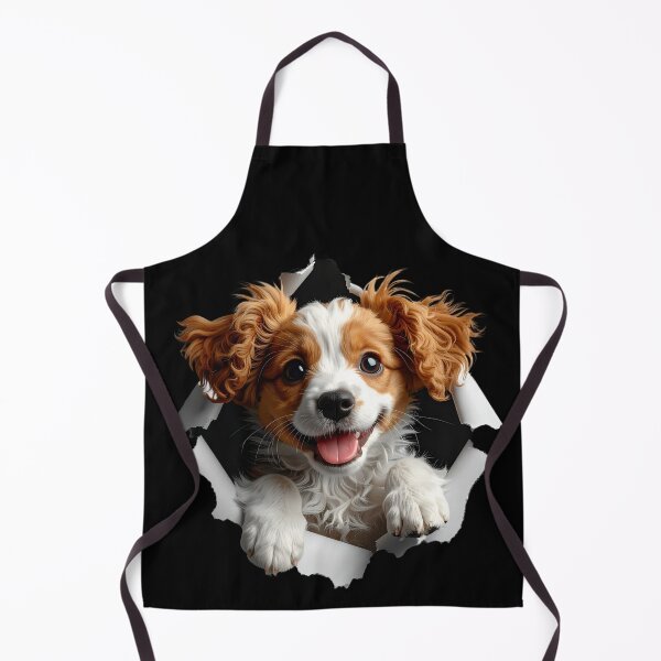 Item preview, Adorable fluffy dog peeking out t-shirt designed and sold by Alicjareign.