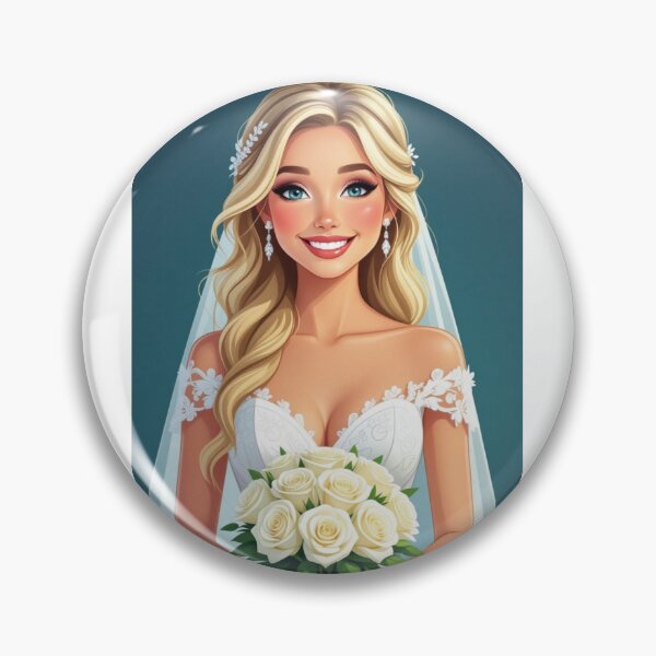 Item preview, Beautiful Bride Smiling designed and sold by ArtQueen777.