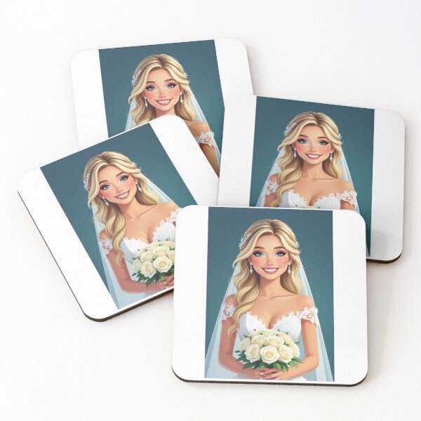 Item preview, Beautiful Bride Smiling designed and sold by ArtQueen777.