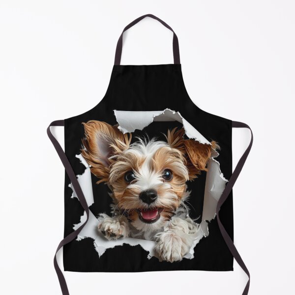 Item preview, Adorable fluffy dog peeking out t-shirt designed and sold by Alicjareign.