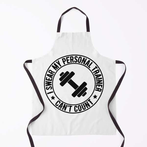 Item preview, I Swear My Personal Trainer Can’t Count Funny Gym Fitness designed and sold by hemagamo.