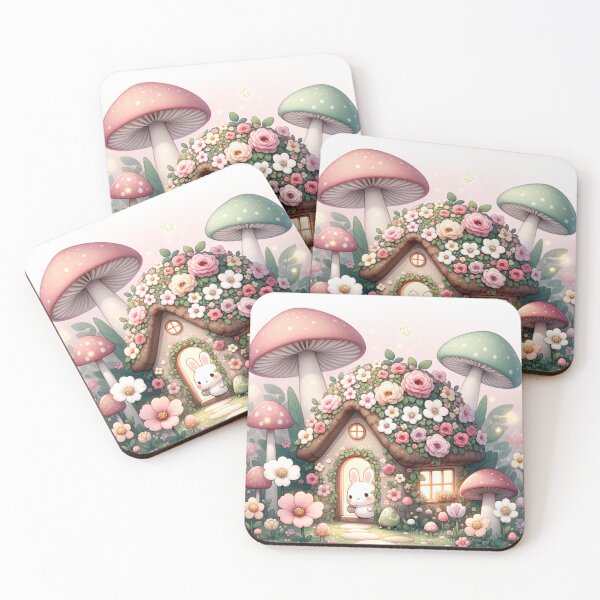 Item preview, Flower Cottage – A Home Made of Blooms and Kindness designed and sold by HappySproutArt.