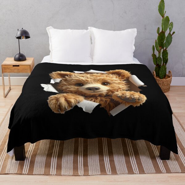 Item preview, Adorable teddy peeking out t-shirt designed and sold by Alicjareign.