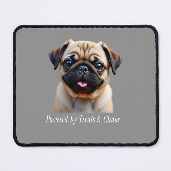 Item preview, Pug - Powered by Treats & Chaos designed and sold by YuJoDesigns.
