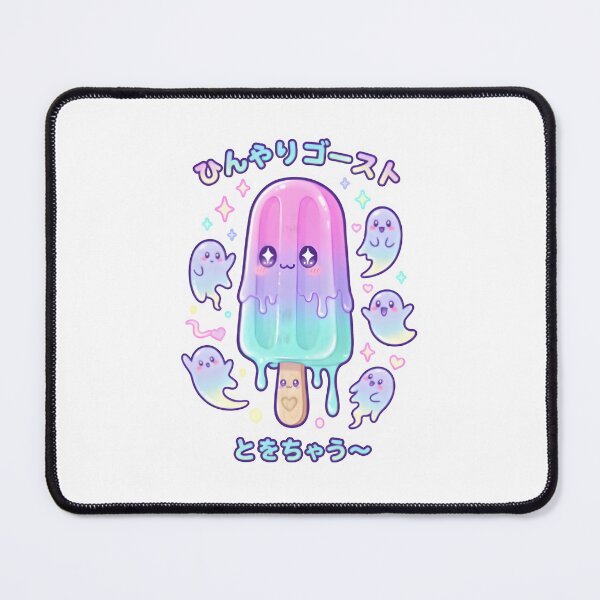 Item preview, Melty Neon Popsicle Spirit – Kawaii Ghostly Glow Dessert designed and sold by Snackwear Apparel.