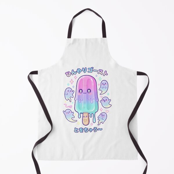Item preview, Melty Neon Popsicle Spirit – Kawaii Ghostly Glow Dessert designed and sold by Snackwear Apparel.