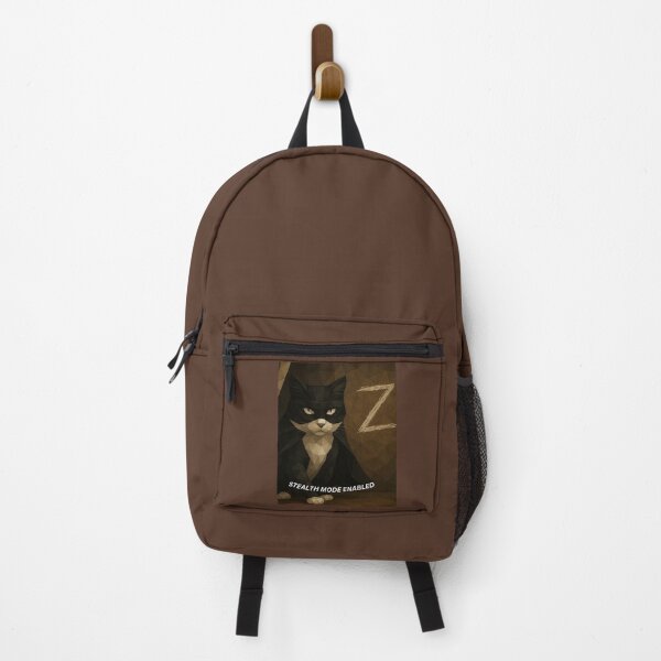 Item preview, Stealth Mode Enabled – Geometric Masked Cat Art designed and sold by GeoWild Designs.