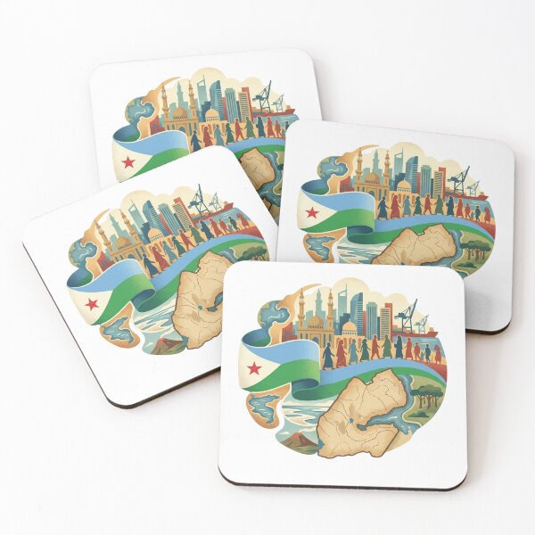 Item preview, Djibouti city - maps designed and sold by DjibProp.