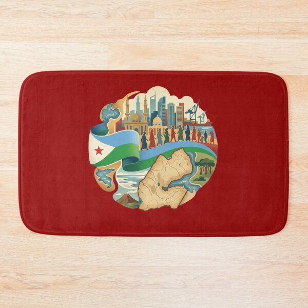 Item preview, Djibouti city - maps designed and sold by DjibProp.