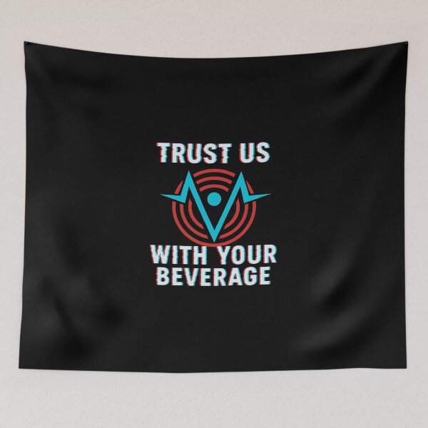 Item preview, Hazbin Hotel Trust Us with Your Beverage designed and sold by misslouve23.