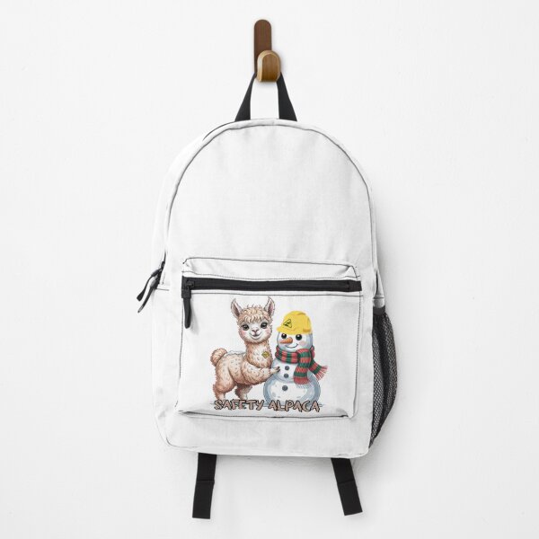 Item preview, Cute Safety Alpaca and Snowman – Workplace Safety Christmas Design designed and sold by PeteLawliiet.