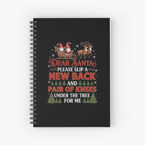 Item preview, Dear Santa New Back Knees Under Christmas Tree designed and sold by DarylPope.
