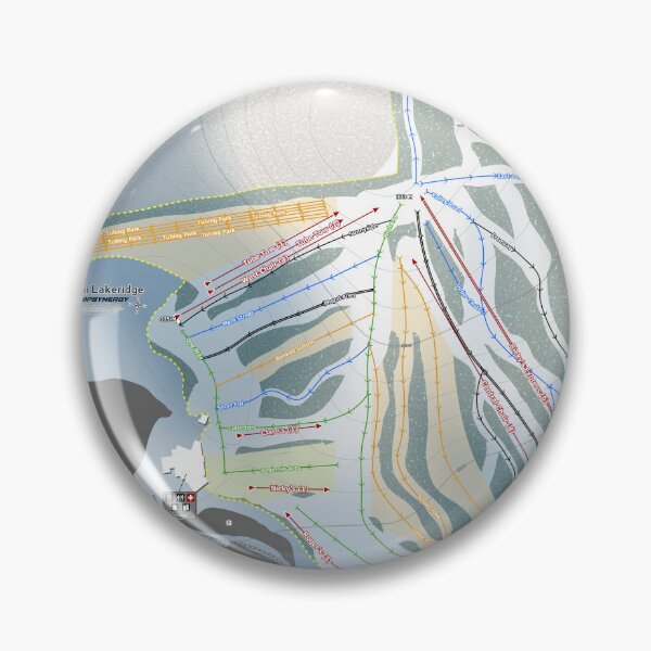 Item preview, Ski Lakeridge Resort Trail Map designed and sold by Mapsynergy.