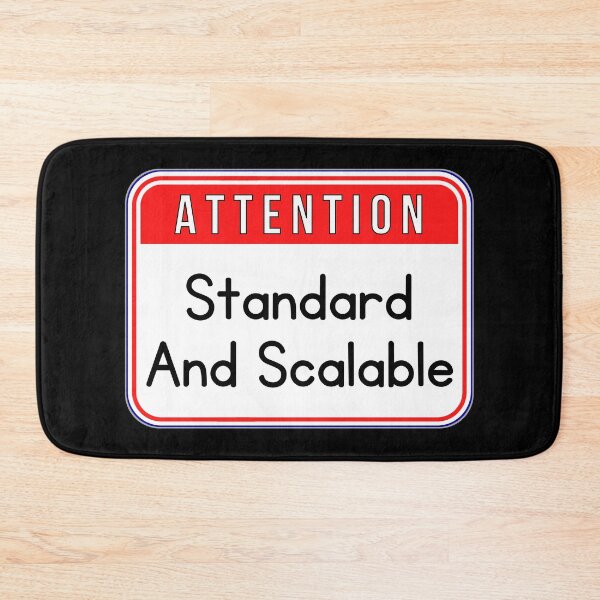 Item preview, ATTENTION:   Standard And Scalable - funny warning signs work designed and sold by DesignsFromTW-S.