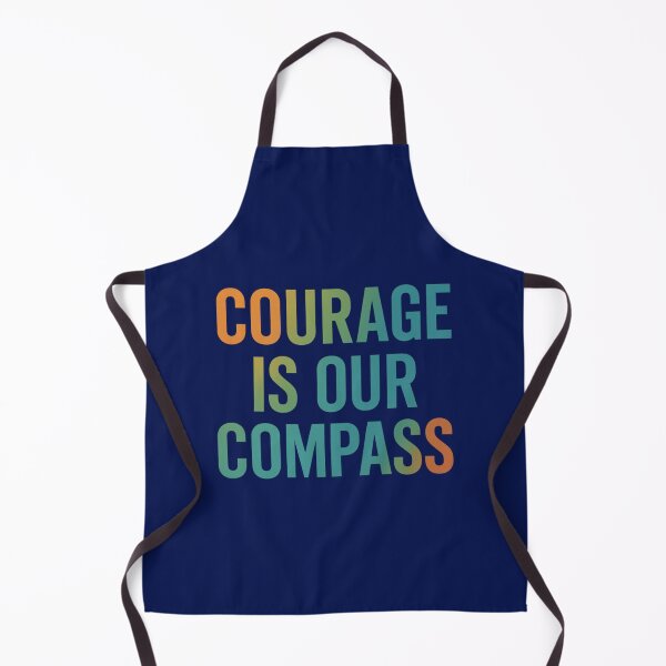 Item preview, Courage Is Our Compass Gradient Inspirational Art designed and sold by ArtComixHaven.