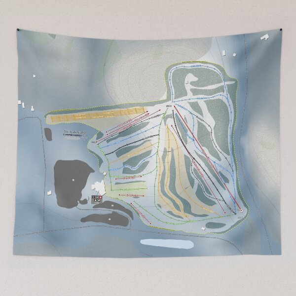 Item preview, Ski Lakeridge Resort Trail Map designed and sold by Mapsynergy.