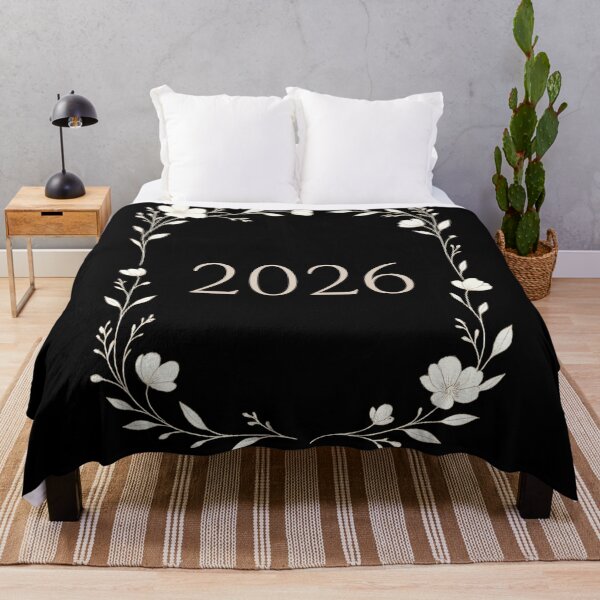 Item preview, Minimalist Floral 2026 – Elegant Botanical New Year Design designed and sold by FUIRY .