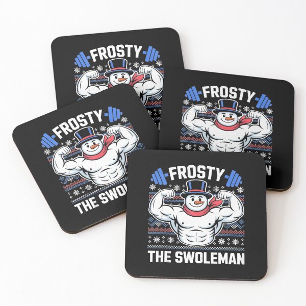 Item preview, Frosty Snowman Swole Holiday Muscle Moment designed and sold by DarylPope.