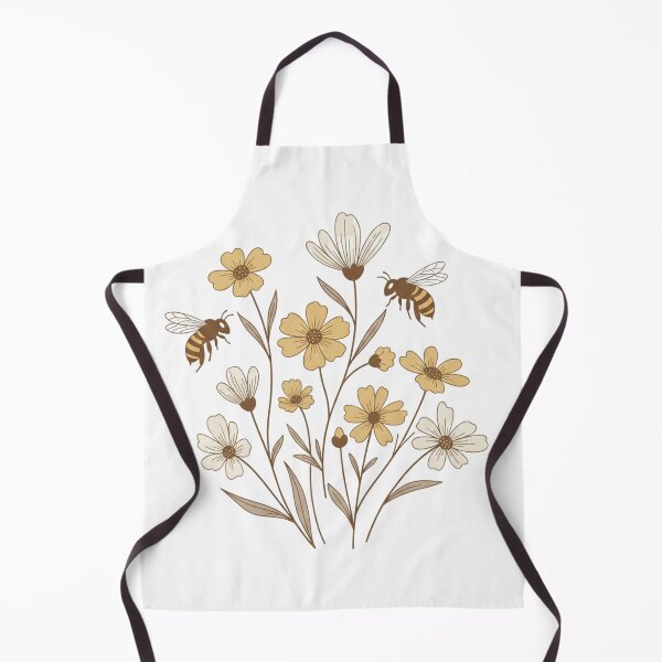 Item preview, Simple Minimalist Wildflower Bouquet | Cute Bee Botanical T-Shirt Print designed and sold by Vive con Fe.