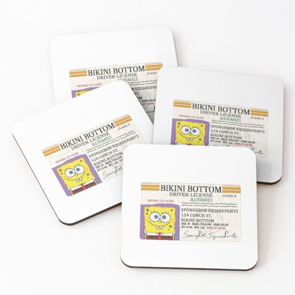 Item preview, Spongebob drivers license designed and sold by TSGDesign.