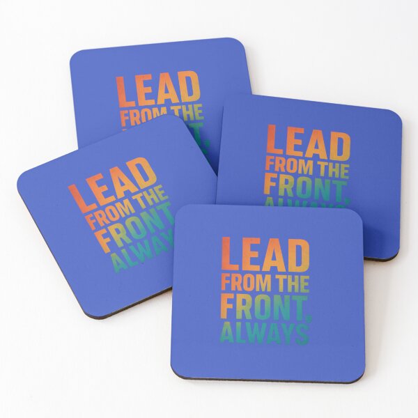 Item preview, Lead From The Front Always Gradient Command Art designed and sold by ArtComixHaven.