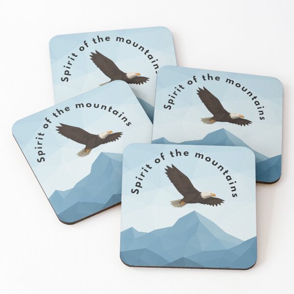 Item preview, Spirit of the Mountains – Geometric Bald Eagle Design designed and sold by GeoWild Designs.