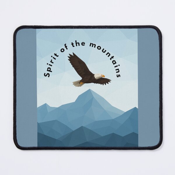 Item preview, Spirit of the Mountains – Geometric Bald Eagle Design designed and sold by GeoWild Designs.