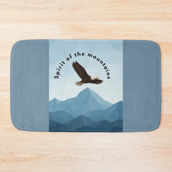 Item preview, Spirit of the Mountains – Geometric Bald Eagle Design designed and sold by GeoWild Designs.