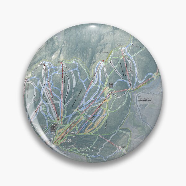 Item preview, Sunday River Resort Trail Map designed and sold by Mapsynergy.