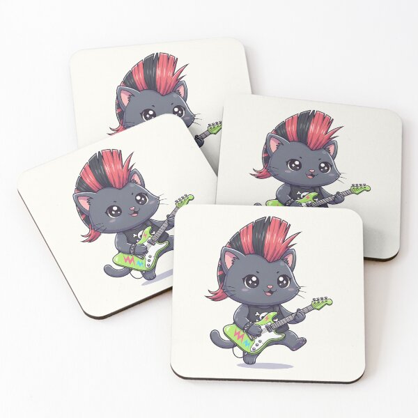 Item preview, Cute enthusiasm Guitarist Cat  designed and sold by HoopeStylee.