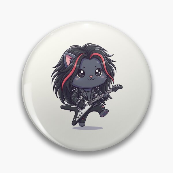 Item preview, Cute Guitarist Cat designed and sold by HoopeStylee.
