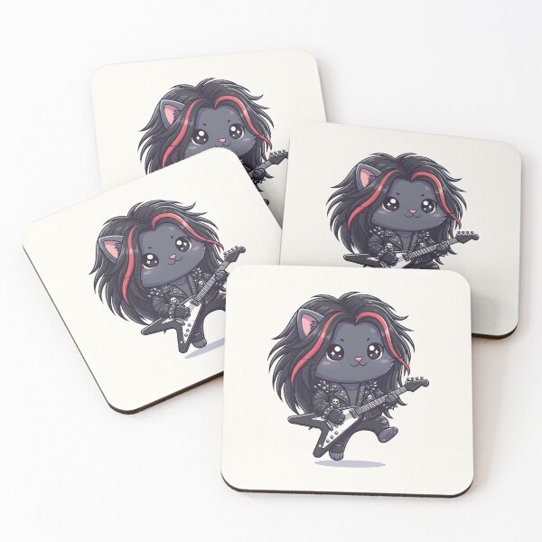 Item preview, Cute Guitarist Cat designed and sold by HoopeStylee.