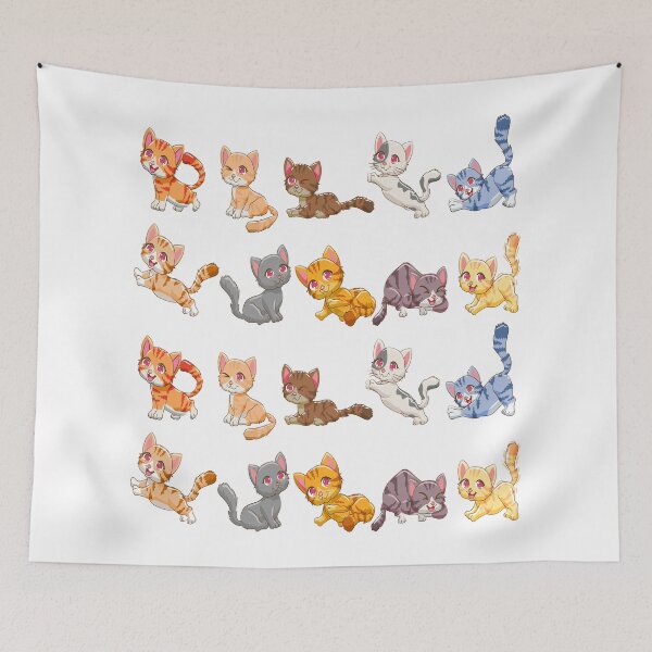 Item preview, Adorable Cartoon Kittens Pattern – Cute Cat Illustration Design designed and sold by Axivra.
