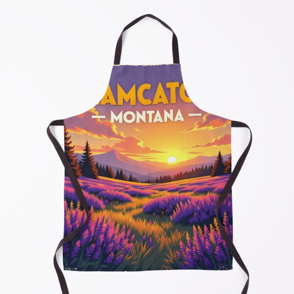 Item preview, Dreamcatcher, Montana: Vintage-Style Painterly Travel Poster designed and sold by LSVart.