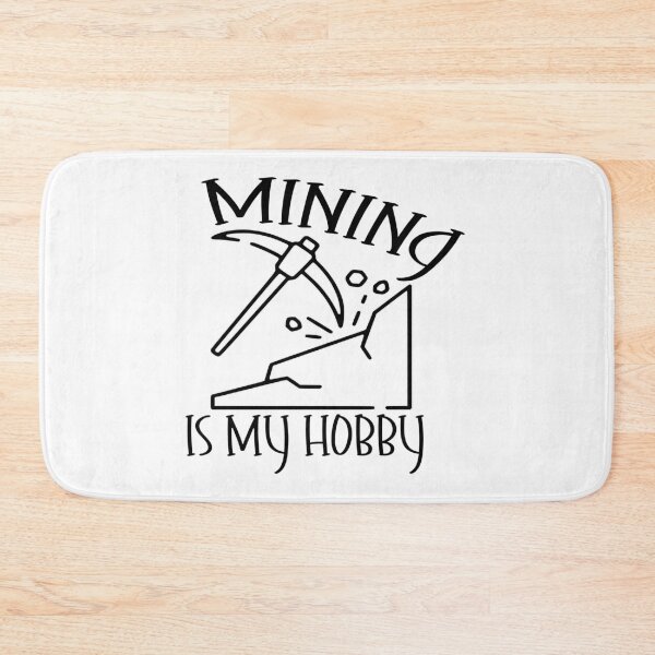 Item preview, Mining Is My Hobby – Fun Mining & Geology Design – Miner Gift Idea designed and sold by sednalafandy79.
