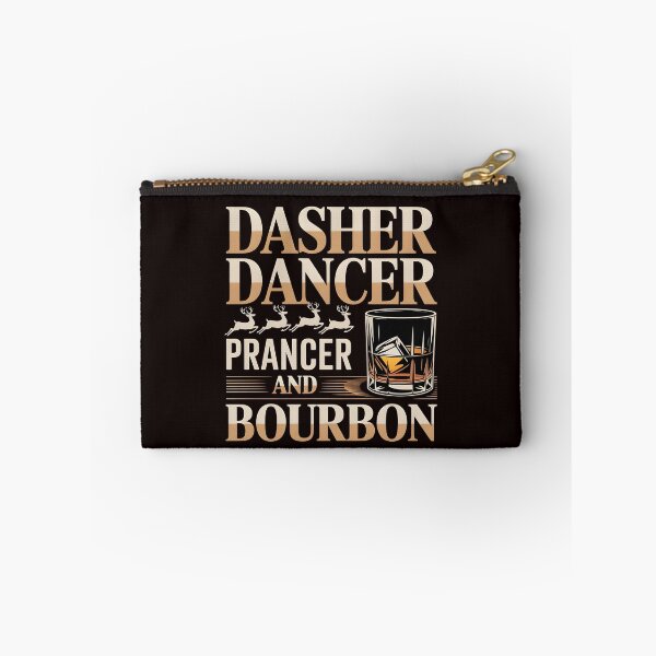 Item preview, Dasher Dancer Prancer and Bourbon – Funny Reindeer Whiskey Design  designed and sold by Redgiant87x.