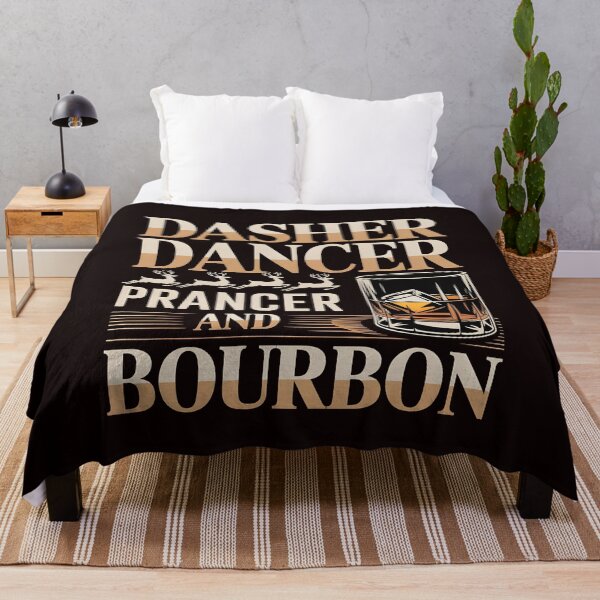 Item preview, Dasher Dancer Prancer and Bourbon – Funny Reindeer Whiskey Design designed and sold by Redgiant87x.