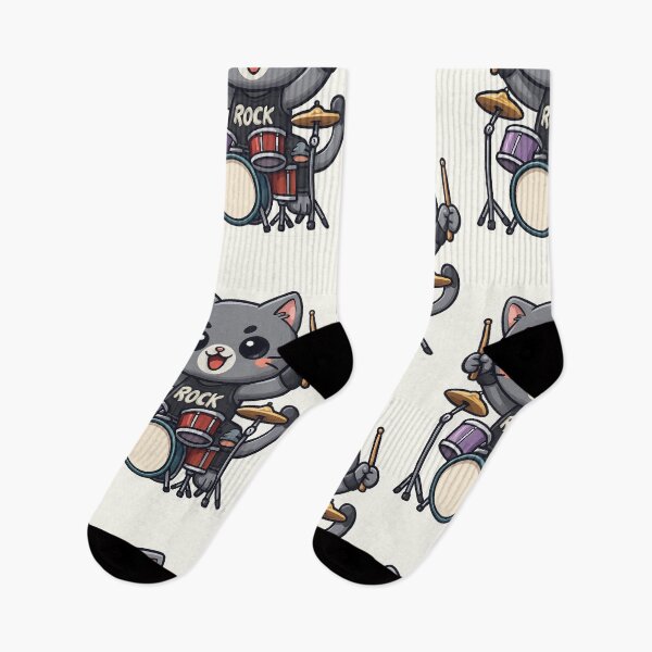 Item preview, Cute Drummer Cat designed and sold by HoopeStylee.
