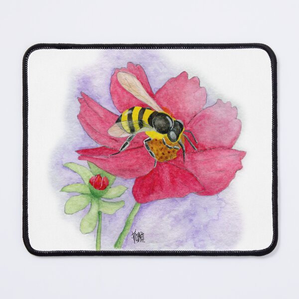 Item preview, Bee with Red Flower designed and sold by Jesus Vichareli.