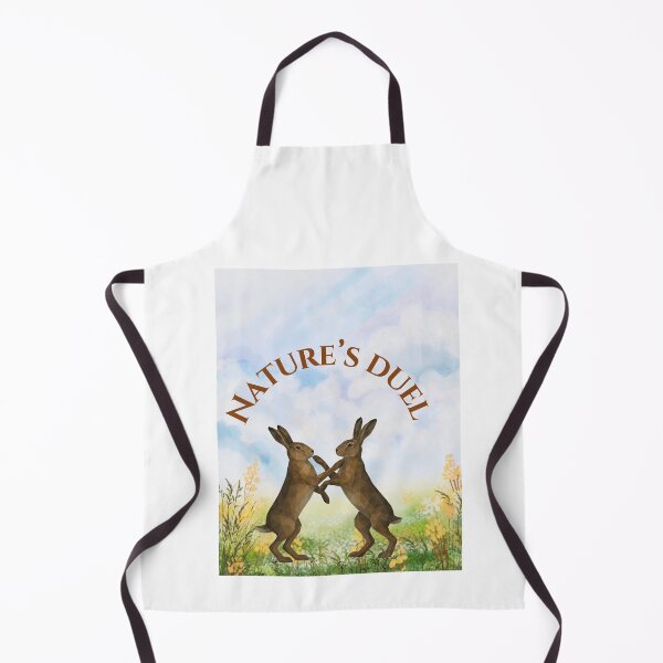 Item preview, Nature’s Duel – Boxing Hares in Spring Meadow designed and sold by GeoWild Designs.