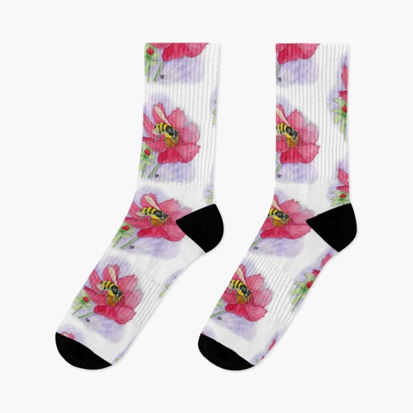Item preview, Bee with Red Flower designed and sold by Jesus Vichareli.